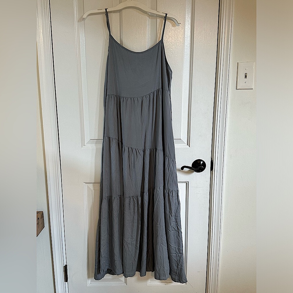 Gray/blue Maxi dress
